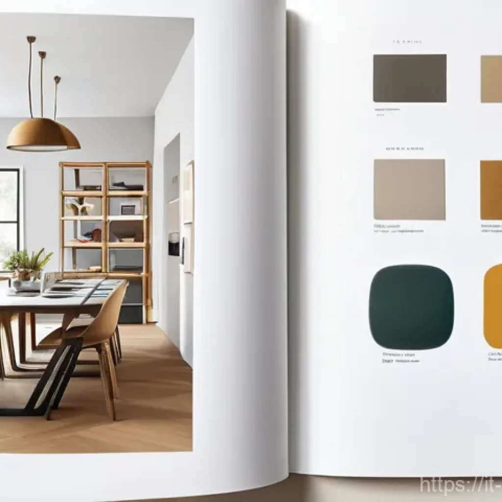 공간디자인 초보자를 위한 실습 팁 - **Prompt 1: Initial Client Vision and Collaborative Moodboard Creation**
    "A bright, inviting int...