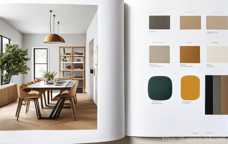 공간디자인 초보자를 위한 실습 팁 - **Prompt 1: Initial Client Vision and Collaborative Moodboard Creation**
"A bright, inviting int...