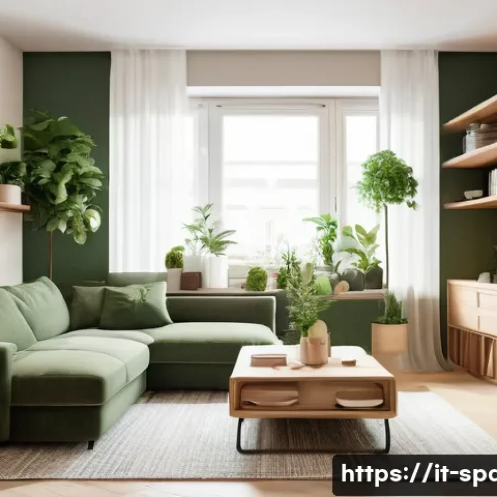 공간디자이너가 피해야 할 실수 - A modern, cozy small apartment living room designed for maximum space efficiency, featuring multifun...